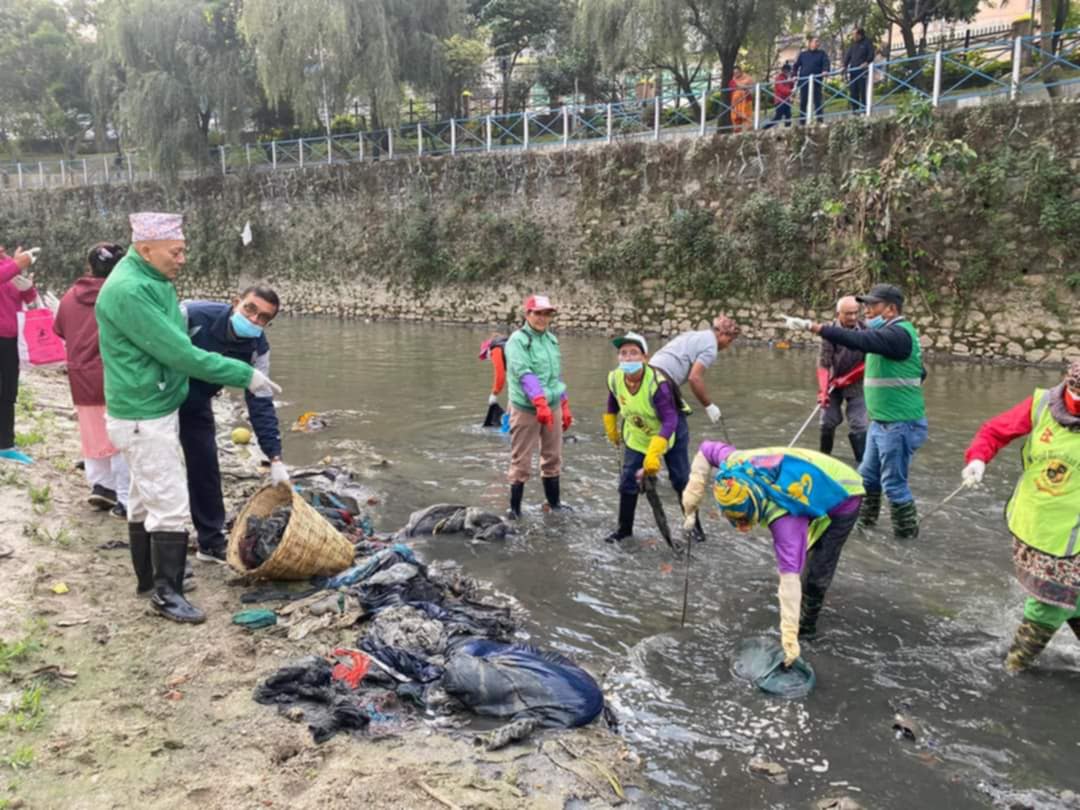 वाग्मती सफाइ महाअभियानको ६०० औं शृङ्खला सम्पन्न