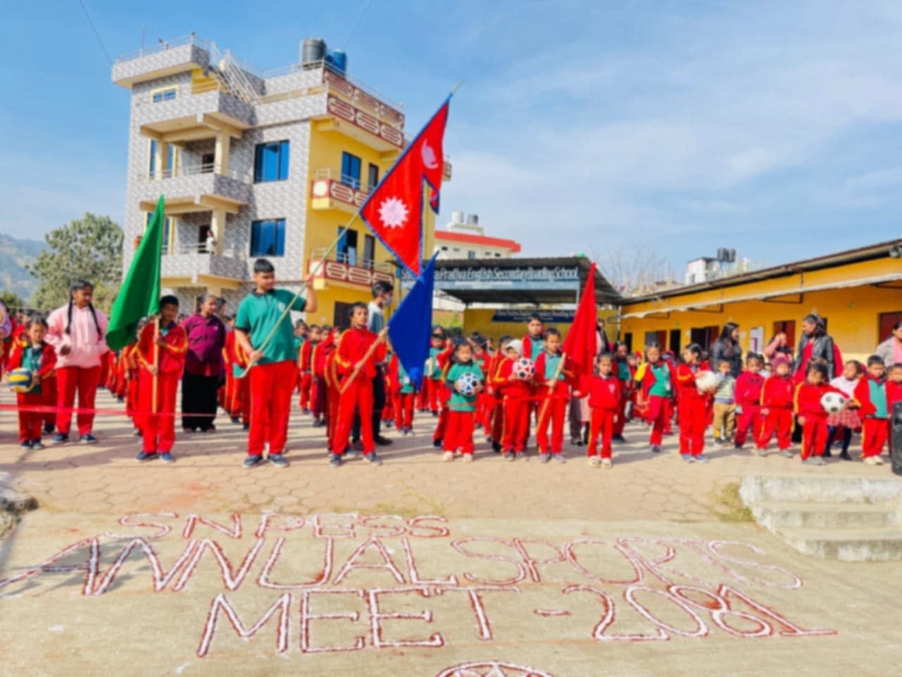 नव प्रतिभा अङ्ग्रेजी माध्यमिक विद्यालयमा खेलकुद सप्ताह सुरु