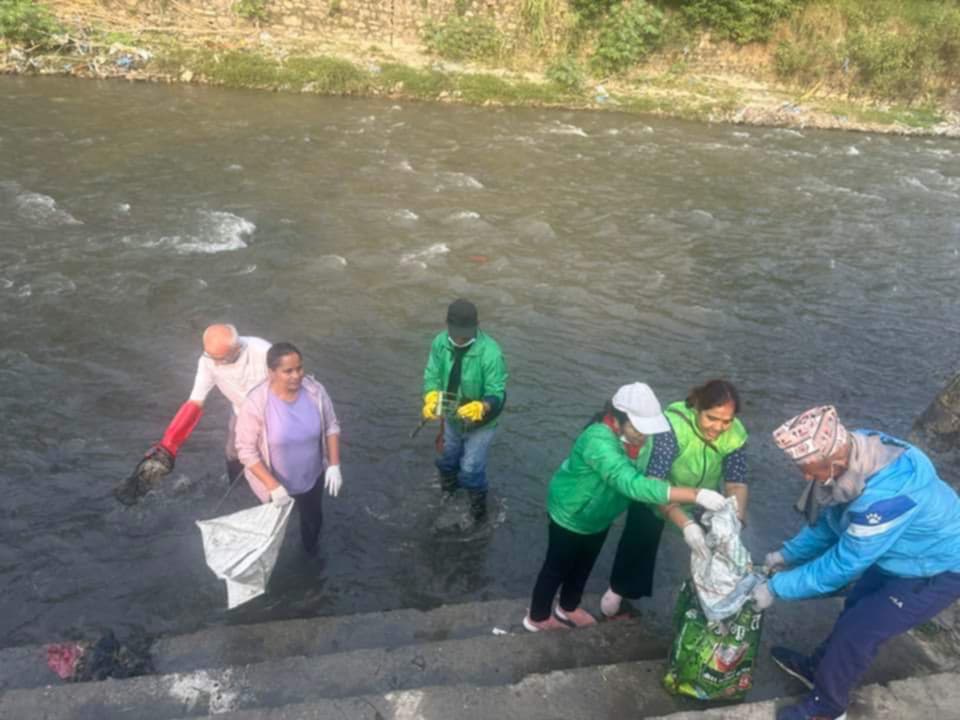 वाग्मती सफाइ महाअभियानको ५९७ औं शृङ्खला