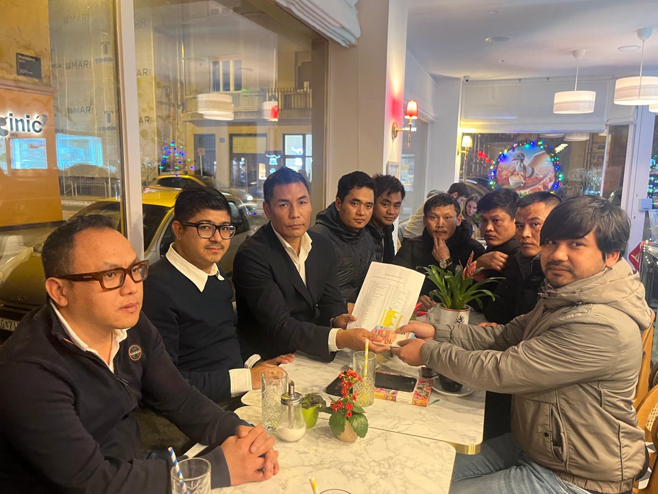 स्प्लिटमा दिवंगत गोलेको परिवारलाई एन आर एन ए र तामाङ समाज क्रोएसियाको सहयोग